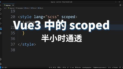 Vue3 中的 scoped丨半小时通透丨解决CSS代码失效