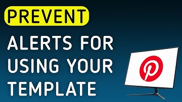 How To Prevent Notifications For Using Your Template On Pinterest App On PC (New Update)