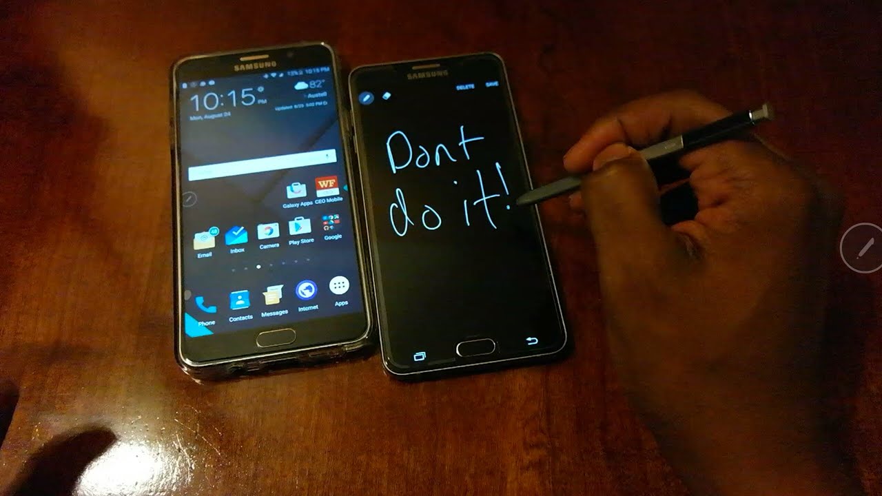Don't put your Galaxy Note 5 S-Pen in backwards!!! "Pengate" "Penghazi"