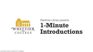 1-Minute Intro: JSTOR