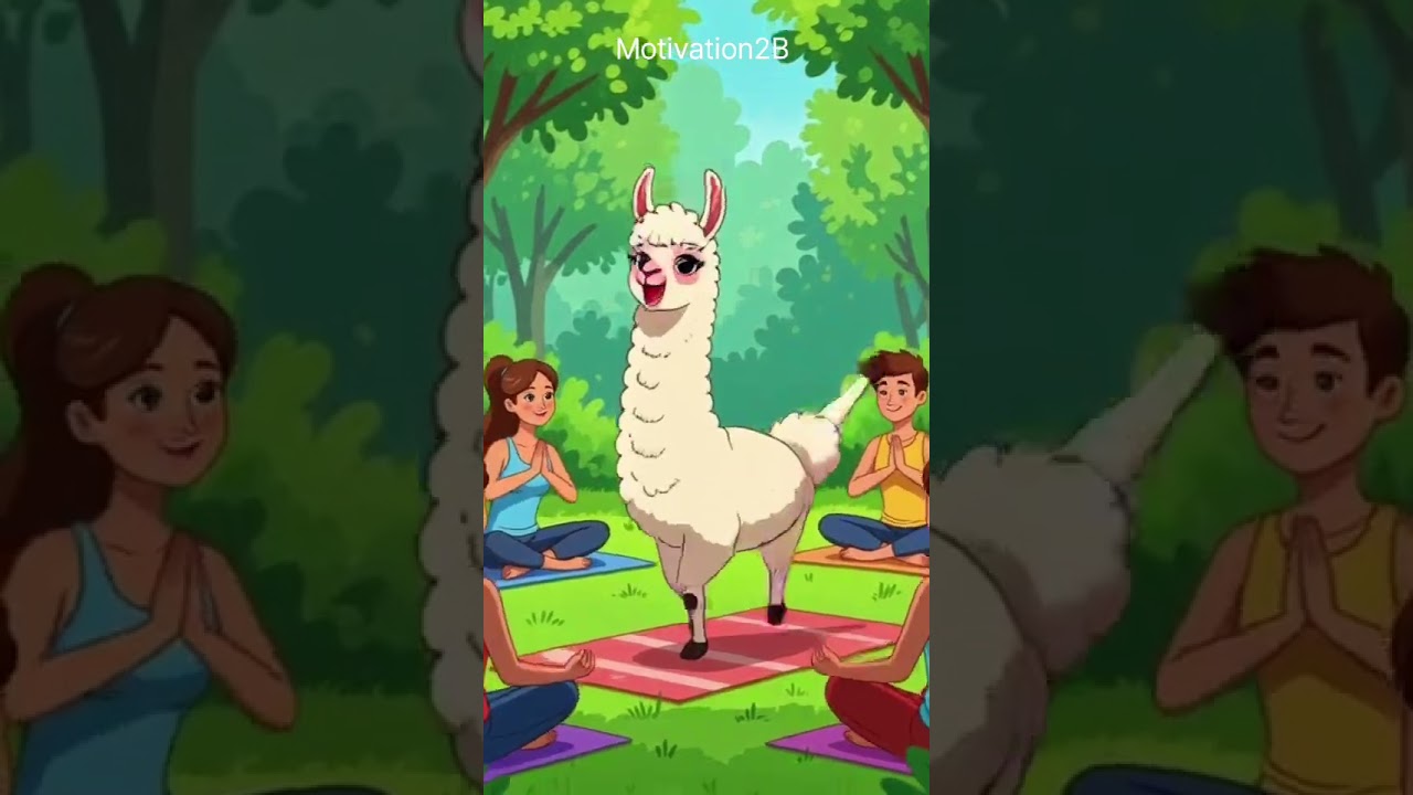 “Zen Goat Master! 🐐✨ Fluffy Cashmere Goat Nails the Perfect Yoga Warrior Pose at Sunrise 🌄” 