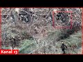 Russians regret following Ukrainian soldiers in forest as drone strikes - they drop weapons and flee