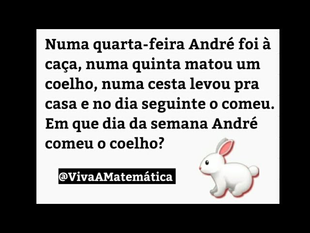 Como o português faz para caçar um coelho? - Charada e Resposta