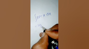 Integral of secx #shorts #maths #youtubeshorts #integral