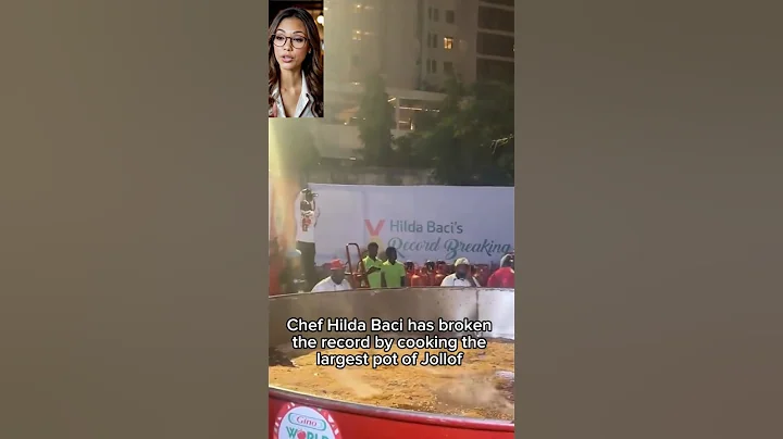 Hilda Baci Cooks the World’s Biggest Pot of Jollof Rice #hildabaci  #jollofrice