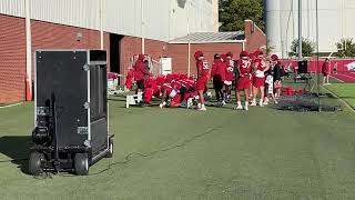 Arkansas prepares for UAPB - Tuesday practice clips