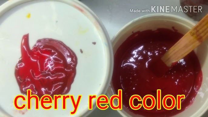 Cherry Red Color - How To Make Cherry Red Color - Color Mixing 