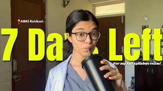 7 Days to Finish My *Entire Syllabus* 😭MBBS Study Vlog📚Ft. Final Year MBBS