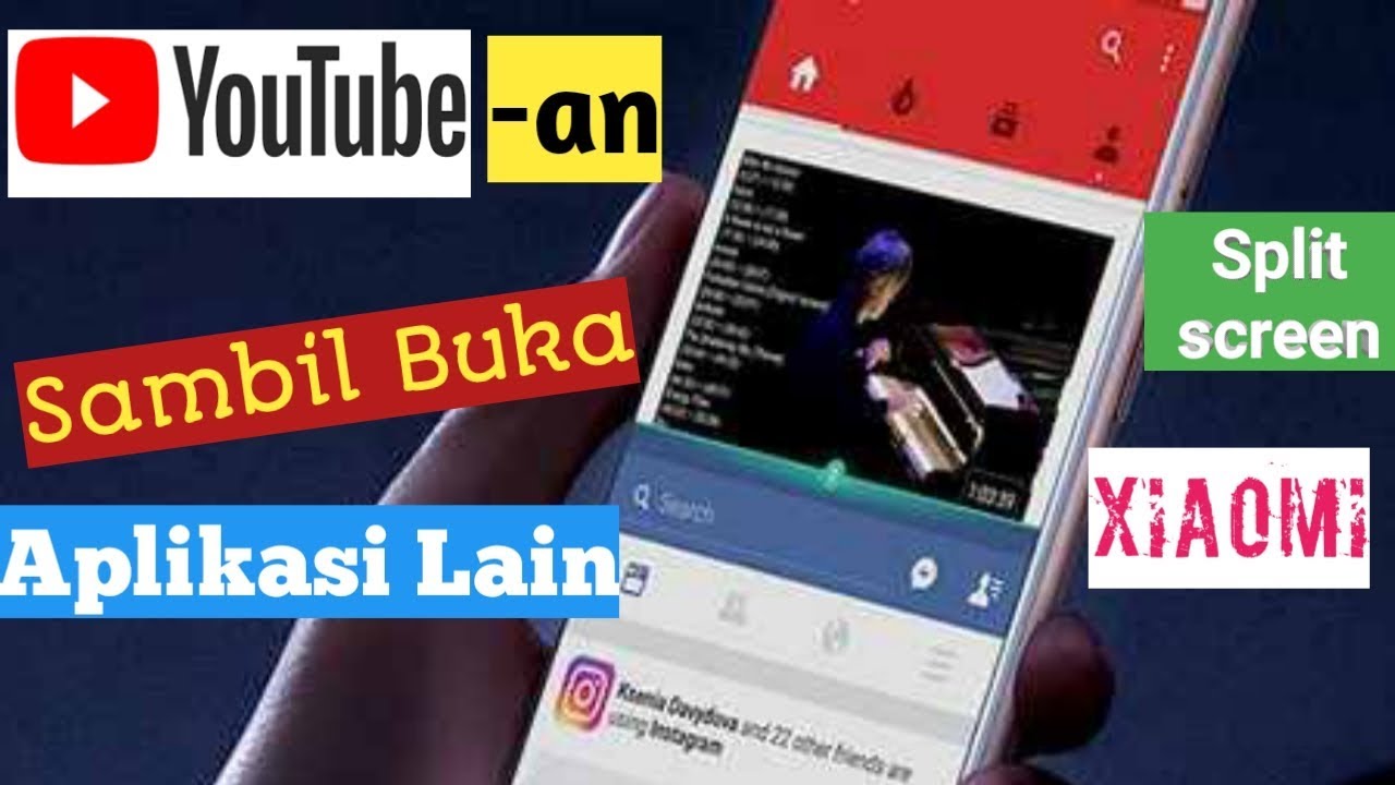 Cara Membagi Layar Menjadi Dua Di Hp Xiaomi Menjalankan Dua Aplikasi Sekaligus Caramelatiemella Youtube