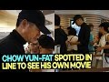 Chow Yun-fat Spotted Lining Up for Tickets to See His Own Movie