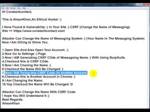 Constantcontact csrf