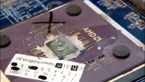 What happens when a CPU heatsink is removed