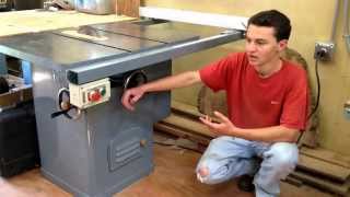 New Machines for the Shop; Part 3 of 3: Overview of my restored Jet CTAS-10 Cabinet Table Saw