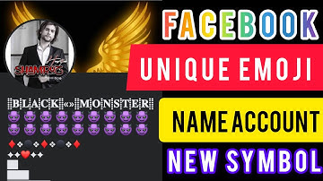 How To Make Unique Name Facebook Account 2023 | Facebook Emoji Name Account 2023 | Working Trick