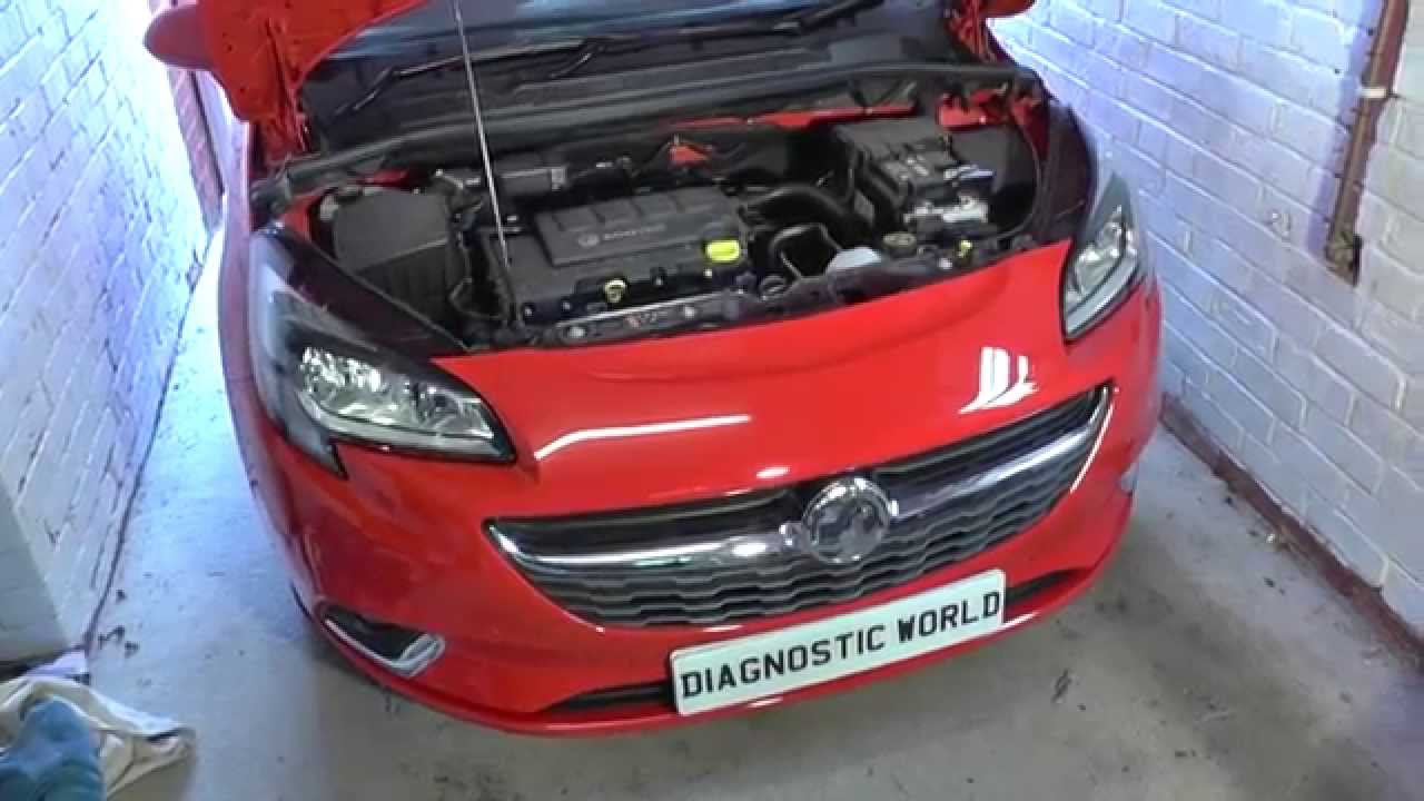 Vauxhall Opel Corsa E Fuse Box Location Under Bonnet Hood - YouTube