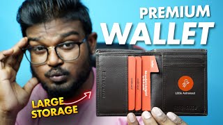 Little Astronaut Slim Bifold Leather Wallet Review | RFID Protected 🔥| Best Men Leather Wallets 2024