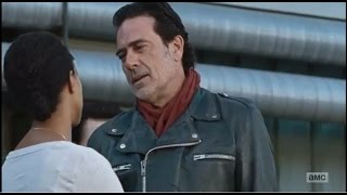 The Walking Dead 7x16  Sasha Dies And Attacks Negan