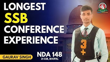 SSB Conference Experience of NDA-148 Recommended Candidate l SSB Interview Questions  #ssbcoaching