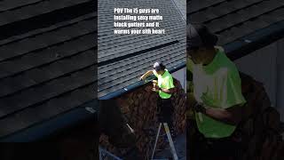 Celebrity MORE color options for your gutters - how about spooky black for halloween? Wealth