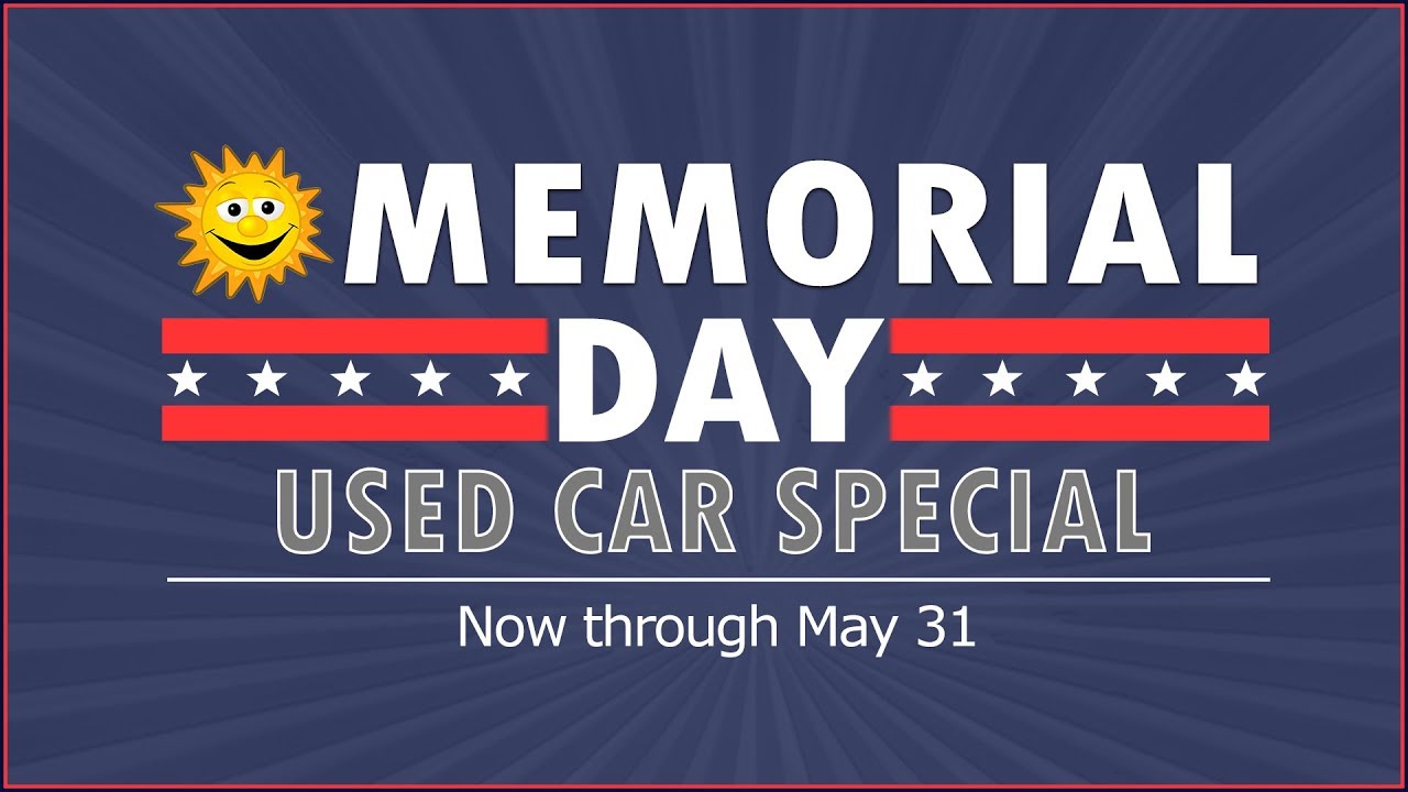 Sunnyside Toyota Memorial Day Used Car Special YouTube