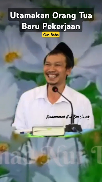 The Story of the First Time Gus Baha Was Ordained as a Kyai #gusbaha #muhammadnurbinyusuf