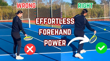 The Secret to Effortless Forehand Power: Don’t STOP in This Position!