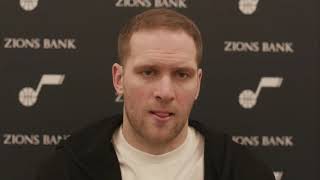 Bojan Bogdanovic Reacts to Utah Jazz Playoff Feel Loss vs. Phoenix Suns & Donovan Mitchell's Play