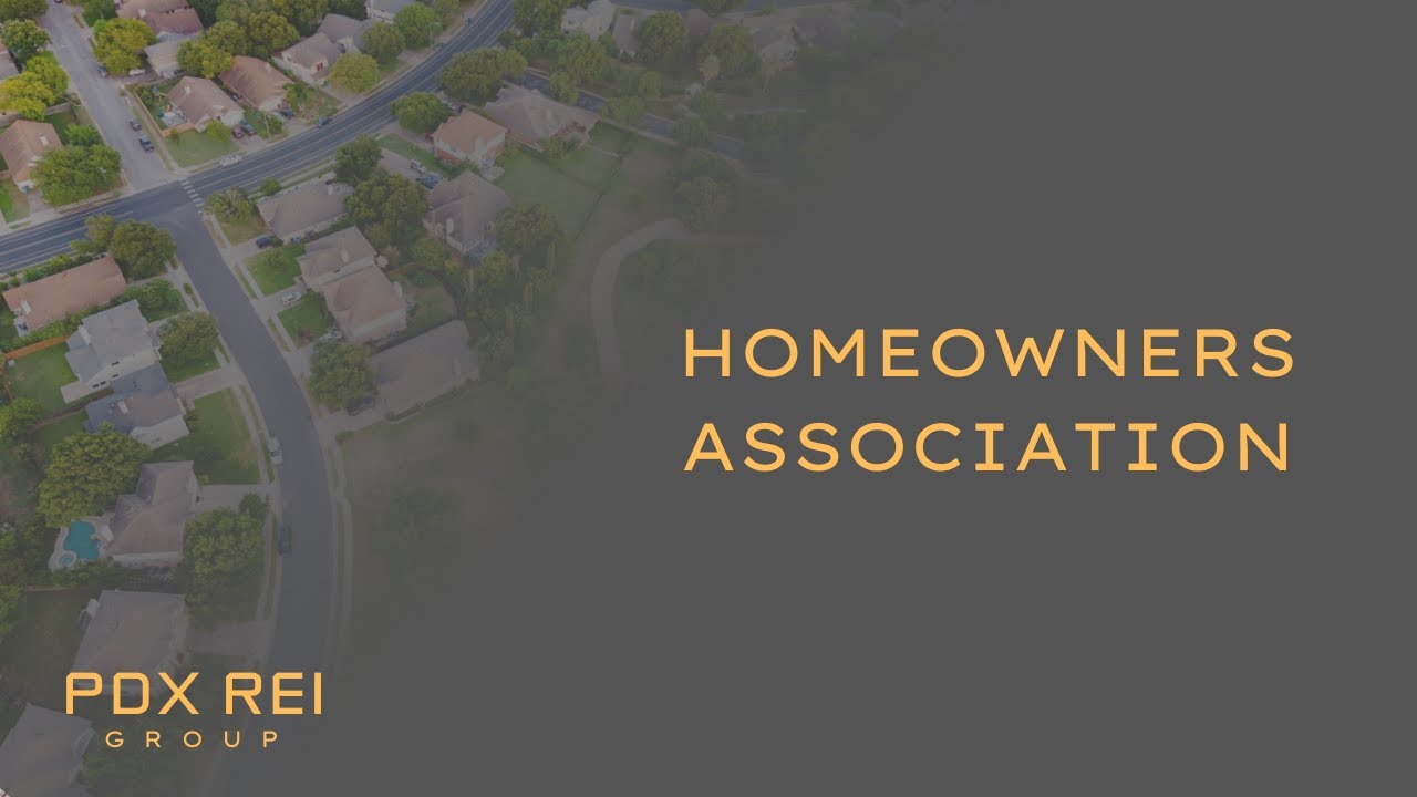 Real Estate Homeowners Association YouTube