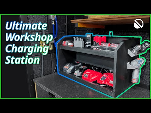 Ultimate Workshop Charging Station: Power Tools, USB Ports & More