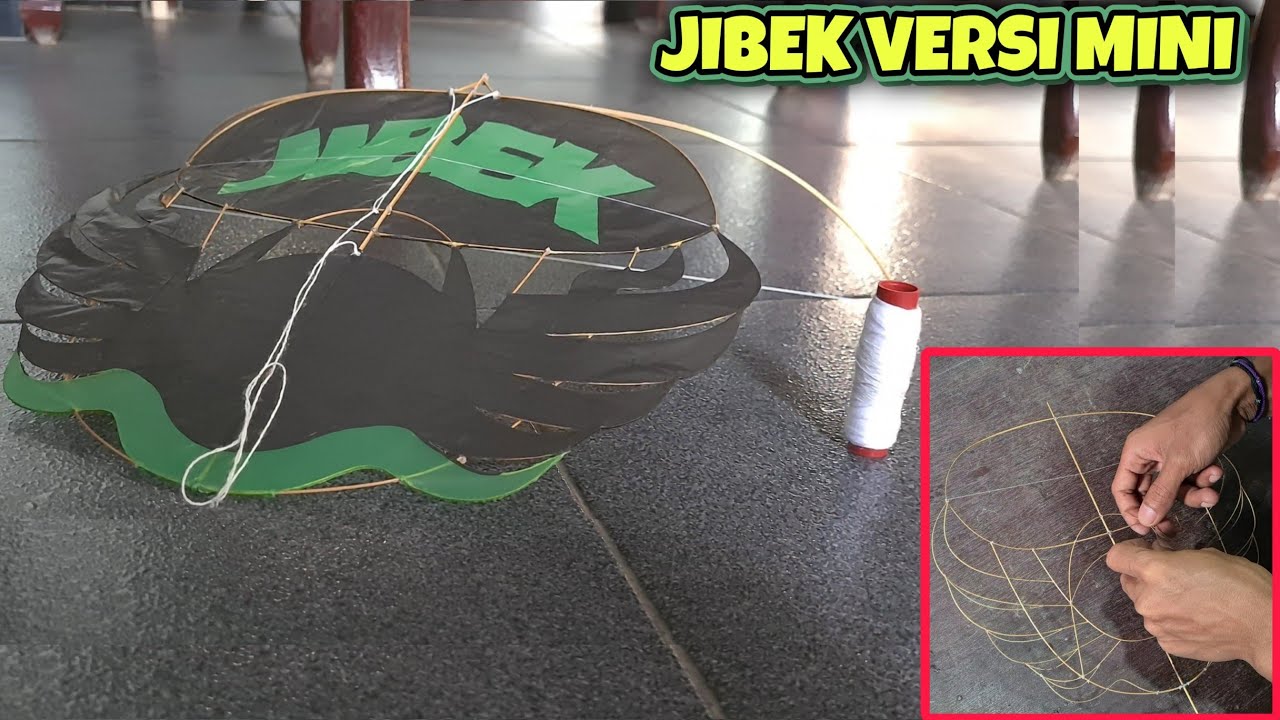 BIKIN LAYANGAN RAM RAMAN JIBEK MINI UKURAN 1 JENGKAL - YouTube