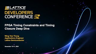 LDC24 - FPGA Timing Constraints & Timing Closure Deep Dive
