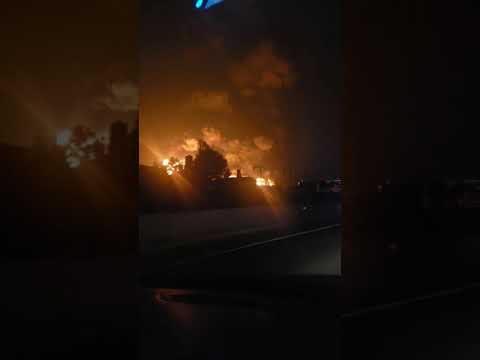 Conflagración en toma clandestina en el municipio de Epazoyucan