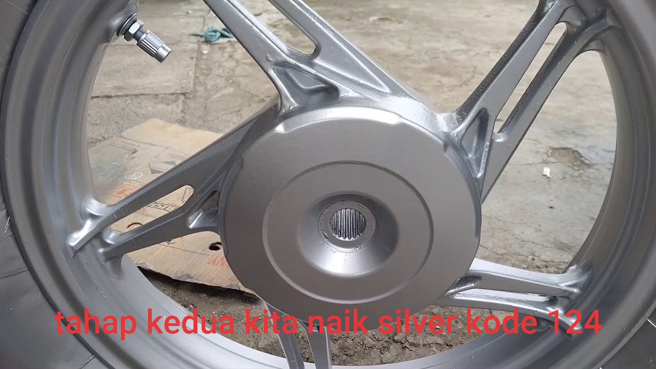 samurai paint warna silver 124