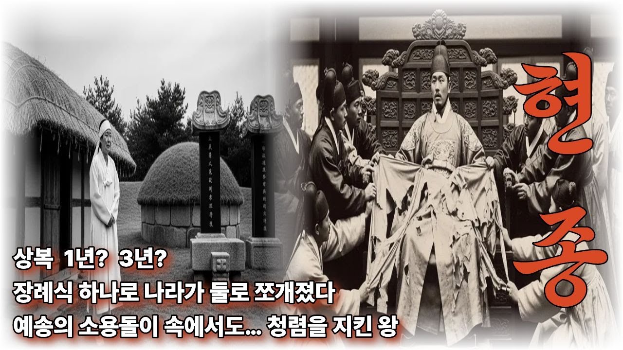 현종 - 비단도 반납한 왕, 34세에 죽다 #현종 #예송논쟁 #조선최고의청빈왕 #비단도반납한왕 #34세요절 #균형의비극 #상복 ...