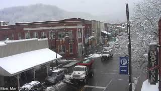 Boone snow time lapse March 12 2018