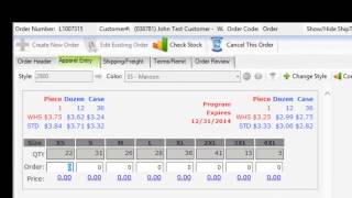 FDM4 Apparel ERP - Order Processing (short)