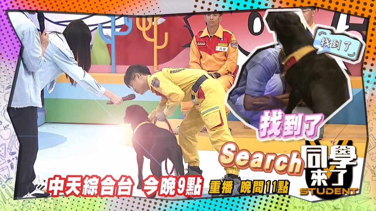 《搶先看》神奇搜救犬!! 棚內大顯神威!! ｜同學來了 2024.6.6.班傑、何妤玟、凡傑、David、傳聖、泰山、吳子龍、田舞陽、折田@StudentsComing