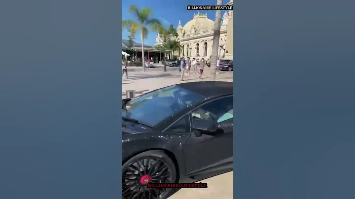 Black Diamond Lamborghini car Billionaire Lifestyle Dubai #lamborghini #black #billionaire #shorts