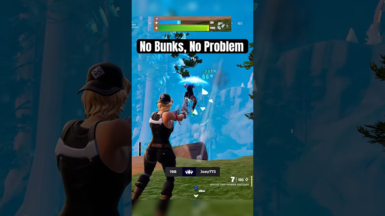 No Bunkers, No Problem 😁 #fortnite