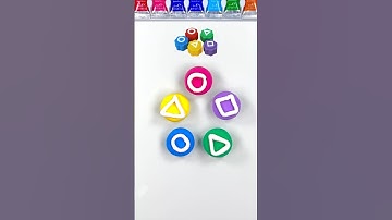 Guess the mixed color of Squid Game #satisfying #squidgame2 #colormixing #paintmixing