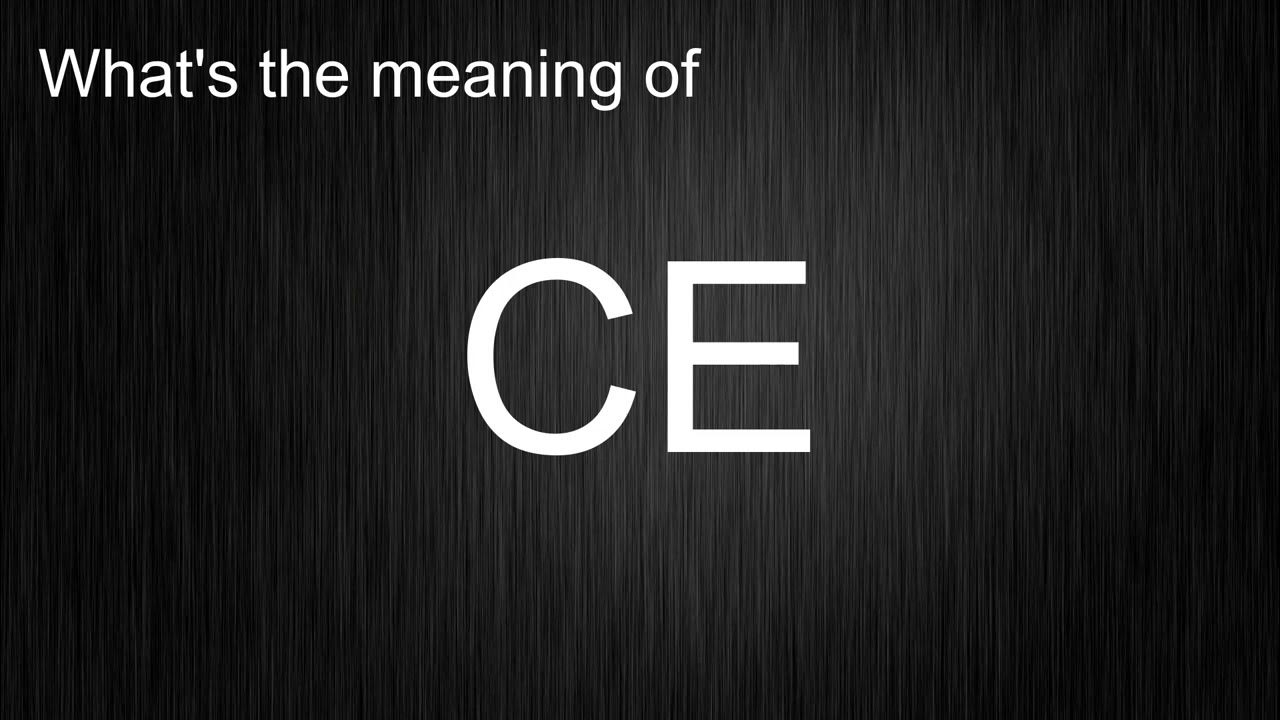 what-s-the-meaning-of-ce-how-to-pronounce-ce-youtube