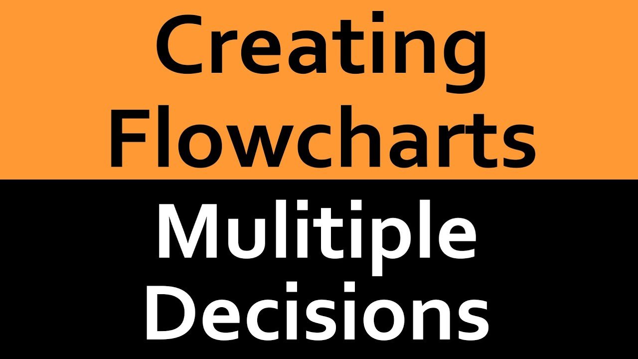 Flowchart Example - Complex/Multiple Decisions - YouTube