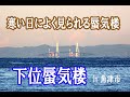 魚津の「下位蜃気楼」 実景比較