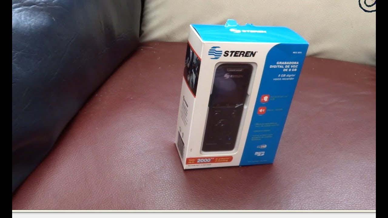 Grabadora De Voz Steren Rec 855 Revision Youtube