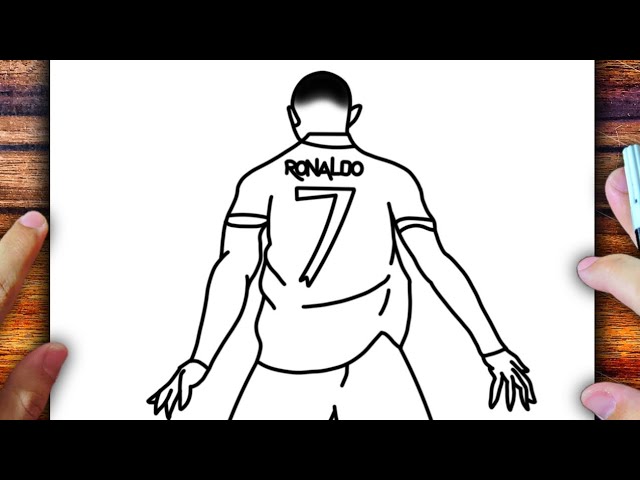 Como Desenhar Cristiano Ronaldo Passo A Passo Cristiano Ronaldo