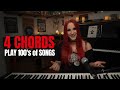 Learn 4 Chords to play hundreds of Songs