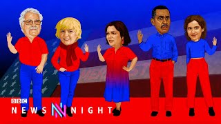 Five profiles of an election: How social media posts target US fictional voters - BBC Newsnight