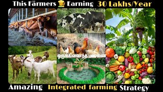 INTEGRATED FARMING - This farmer is Earning 30 Lakh / Year ||TAMIL||…ஒருங்கிணைந்த பண்ணை