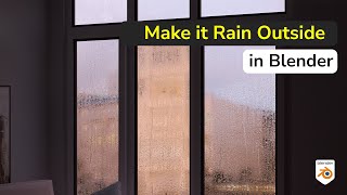 How to make it Rain in Blender 2024