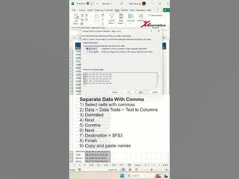[NO FORMULA] Separate data from one cell in Excel with commas - Excel ...